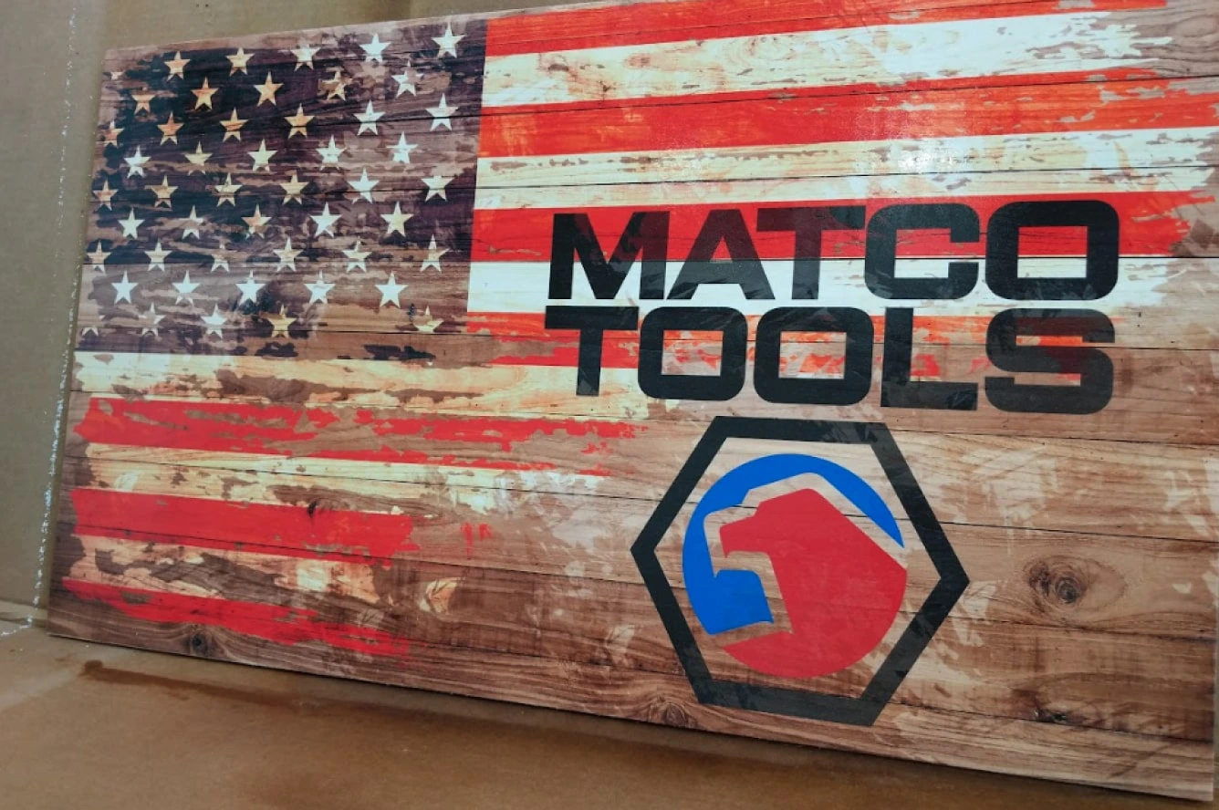 Matco Tools flag display